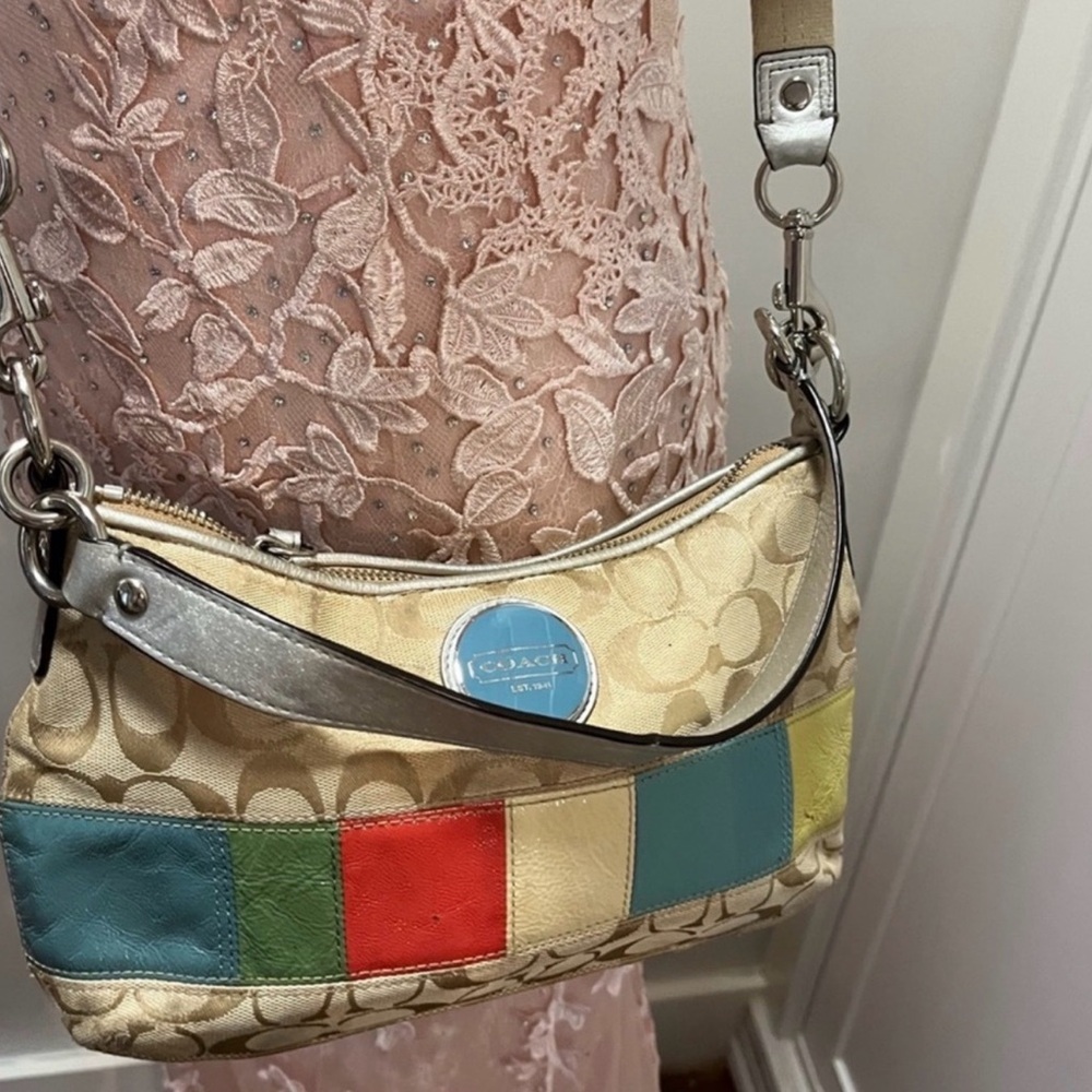 Coach Multicolor Patchwork Shoulder Bag Or Cross … - image 4